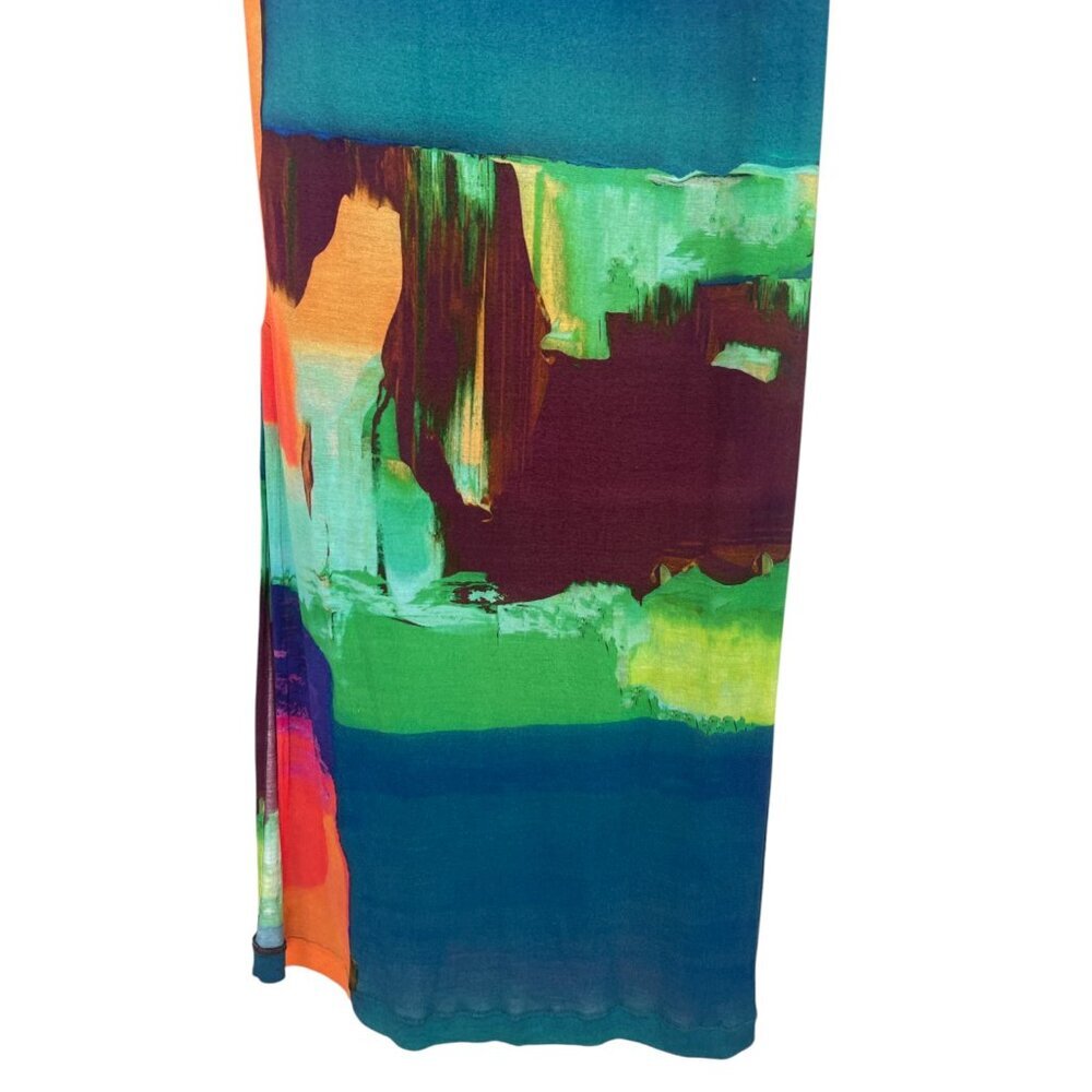 LENNY NIEMEYER ABSTRACT PRINT MULTI-COLOR MAXI DR… - image 7